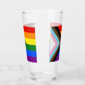 Verre Drapeau de fierté Progress Pride de SlipperyJoe si (Gauche)