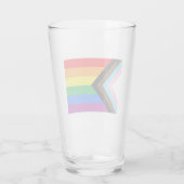 Verre Drapeau de fierté progressiste LGBTQ+ (Dos)