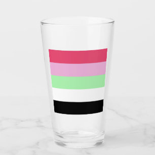 Verre Drapeau de fierté récipromantique