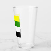 Verre Drapeau de fierté skoliosexuel (Gauche)