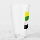 Verre Drapeau de fierté skoliosexuel (Droite)