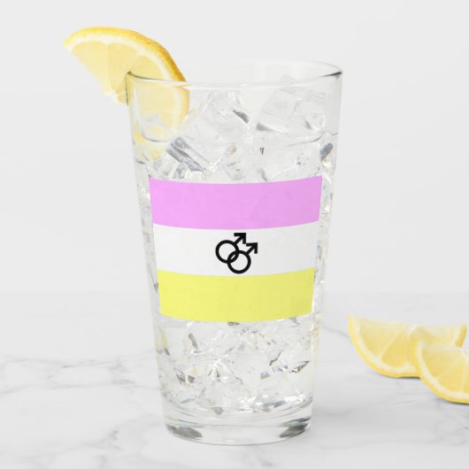 Verre Drapeau de fierté Twink (Devant glace)