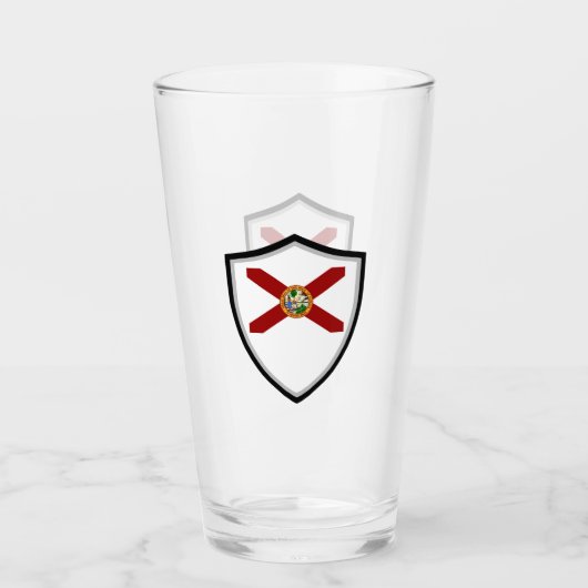 Verre Drapeau de Floride (Devant)