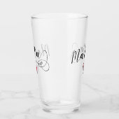 Verre Drapeau de Heart Malte, Maltais (Droite)