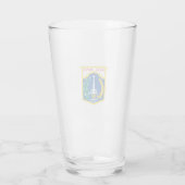 Verre Drapeau de Jakarta (capitale indonésienne) (Dos)