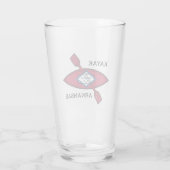 Verre Drapeau de Kayak Arkansas (Dos)