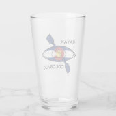 Verre Drapeau de Kayak Colorado (Dos)