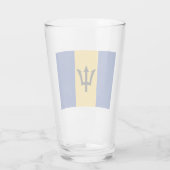 Verre Drapeau de la Barbade (Bajan) (Dos)