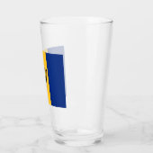 Verre Drapeau de la Barbade (Bajan) (Gauche)