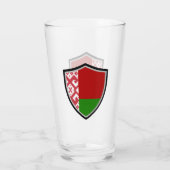 Verre drapeau de la Biélorussie (Dos)