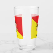 Verre Drapeau de la bière sicilienne (Gauche)