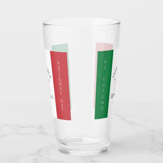 Verre Drapeau de la Festa della Repubblica (Droite)