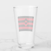 Verre Drapeau de la fierté du poing levé (Dos)