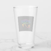 Verre Drapeau de la fierté gay goth (Dos)