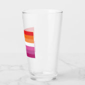 Verre Drapeau de la fierté lesbienne (Gauche)