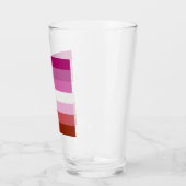 Verre Drapeau de la fierté lesbienne (Gauche)