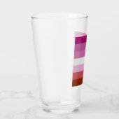 Verre Drapeau de la fierté lesbienne (Droite)