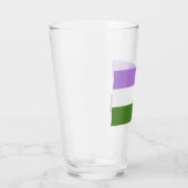Verre Drapeau de la fierté queer (Droite)
