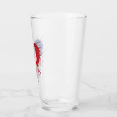 Verre Drapeau de la France amour (Gauche)