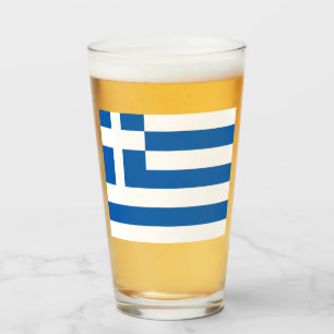 Verre Drapeau de la Grèce