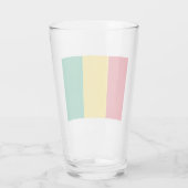 Verre Drapeau de la Guinée (pays africain) (Dos)