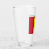 Verre Drapeau de la Guinée (pays africain) (Droite)