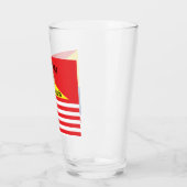 Verre Drapeau de la Sicile Drapeau américain (Gauche)