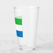 Verre Drapeau de la Sierra Leone (Gauche)