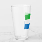 Verre Drapeau de la Sierra Leone (Droite)