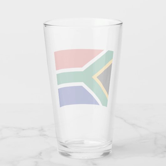 Verre Drapeau de l'Afrique du Sud (Dos)