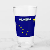 Verre Drapeau de l'Alaska (Devant)