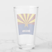 Verre Drapeau de l'Arizona (Dos)