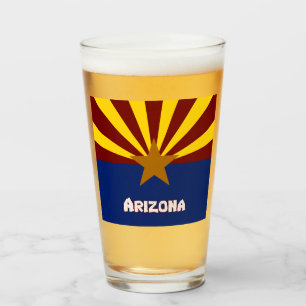 Verre Drapeau de l'Arizona