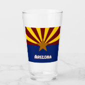 Verre Drapeau de l'Arizona (Devant)