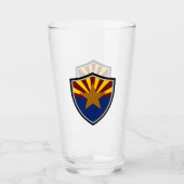 Verre Drapeau de l'Arizona (Devant)