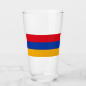 Verre Drapeau de l'Arménie (Devant)