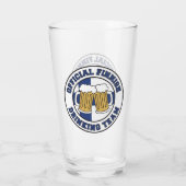 Verre Drapeau De L'Équipe Finlandaise De Boisson Officie (Dos)