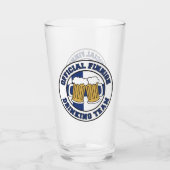 Verre Drapeau De L'Équipe Finlandaise De Boisson Officie (Devant)