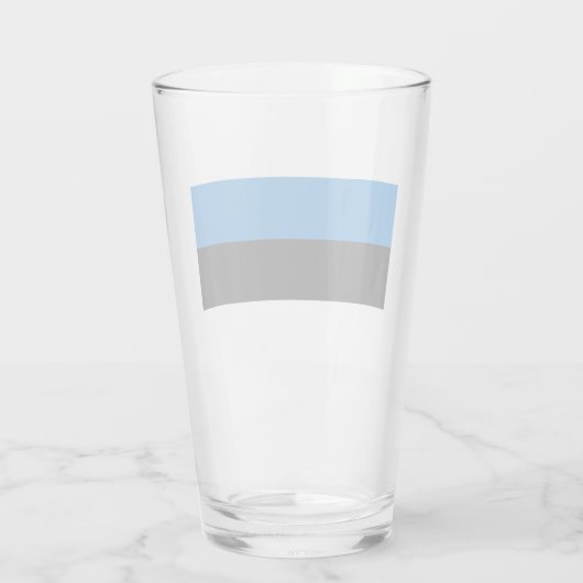 Verre Drapeau de l'Estonie (Dos)