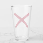 Verre Drapeau de l'état de l'Alabama (Dos)