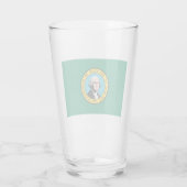 Verre Drapeau de l'État de Washington (Dos)