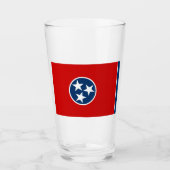 Verre Drapeau de l'État du Tennessee (Devant)