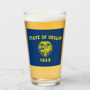 Verre Drapeau de l'Oregon