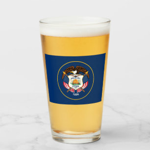 Verre Drapeau de l'Utah