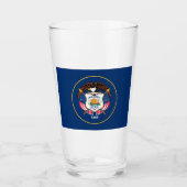 Verre Drapeau de l'Utah (Devant)