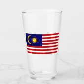 Verre Drapeau de Malaisie (Devant)