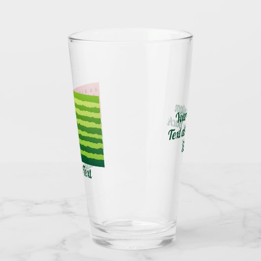 Verre Drapeau de pastèque (Gauche)
