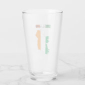 Verre Drapeau de pays irlandais (Dos)