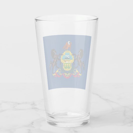 Verre Drapeau de Pennsylvanie (Dos)