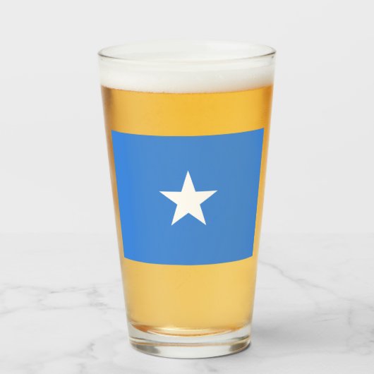 Verre Drapeau de Somalie (Devant (rempli))